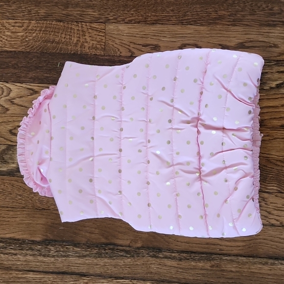NWOT Flapdoddles Girls Pink Bubble Vest - Picture 5 of 8